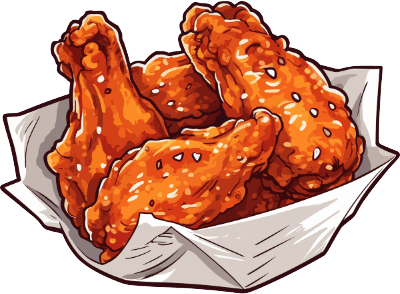 Courge pané sauce teriyaki